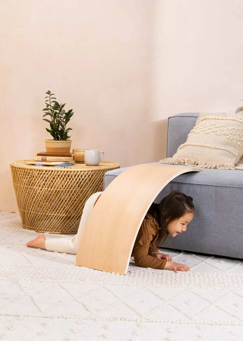 Kids Wooden Wobble Balance Board