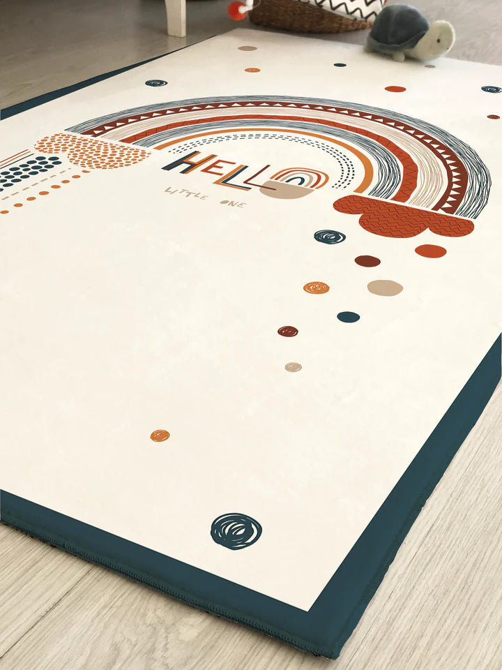 Rainbow Patterned Children's Rug