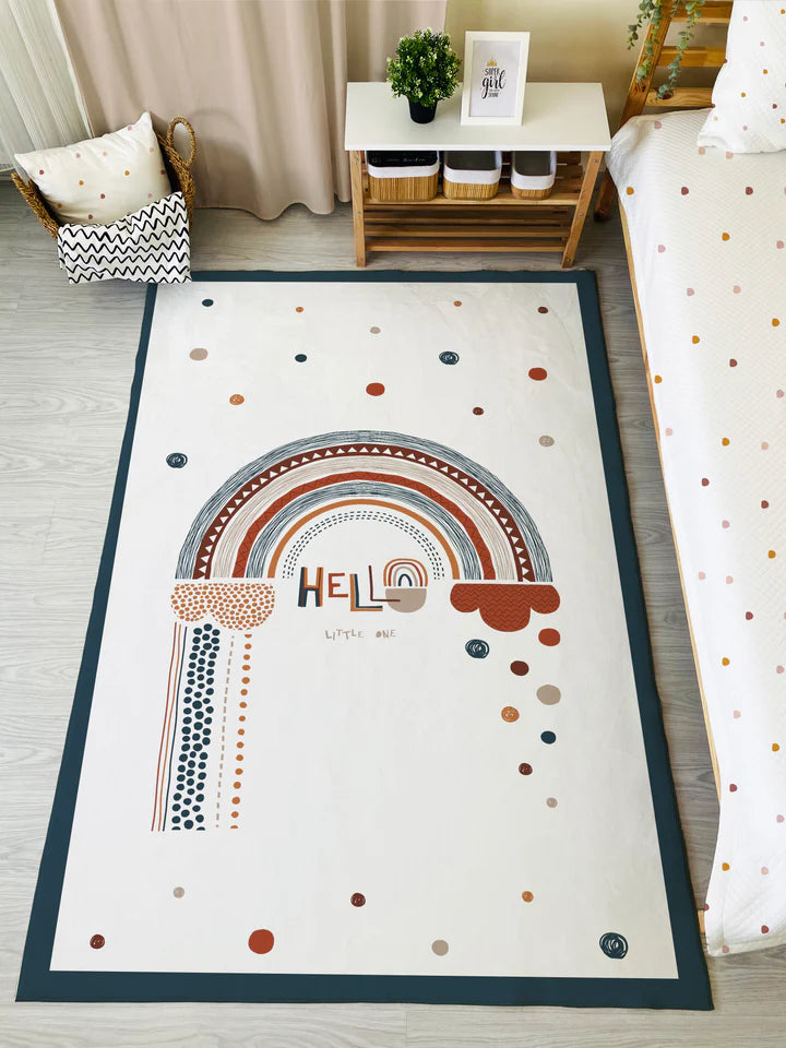 Rainbow Patterned Children's Rug