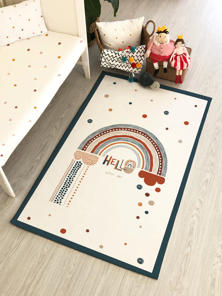 Rainbow Patterned Children's Rug