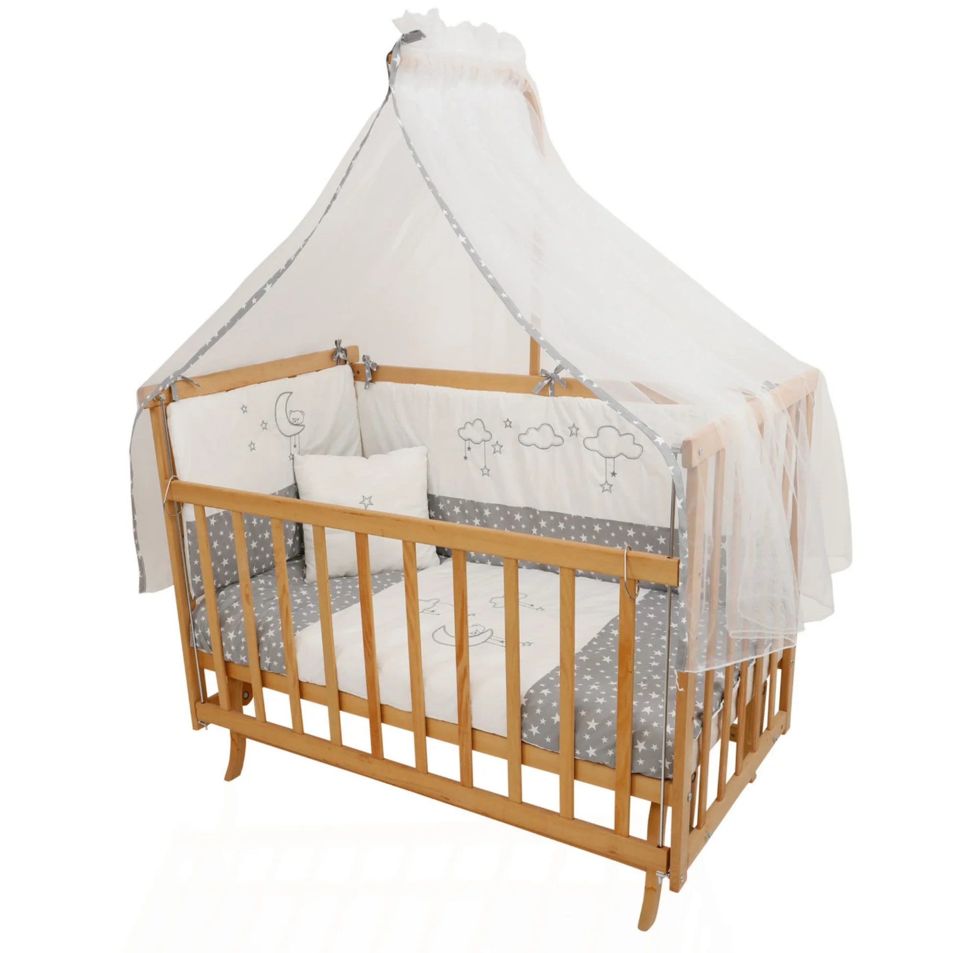 Elia Wooden Bassinet & Bedside Sleeper