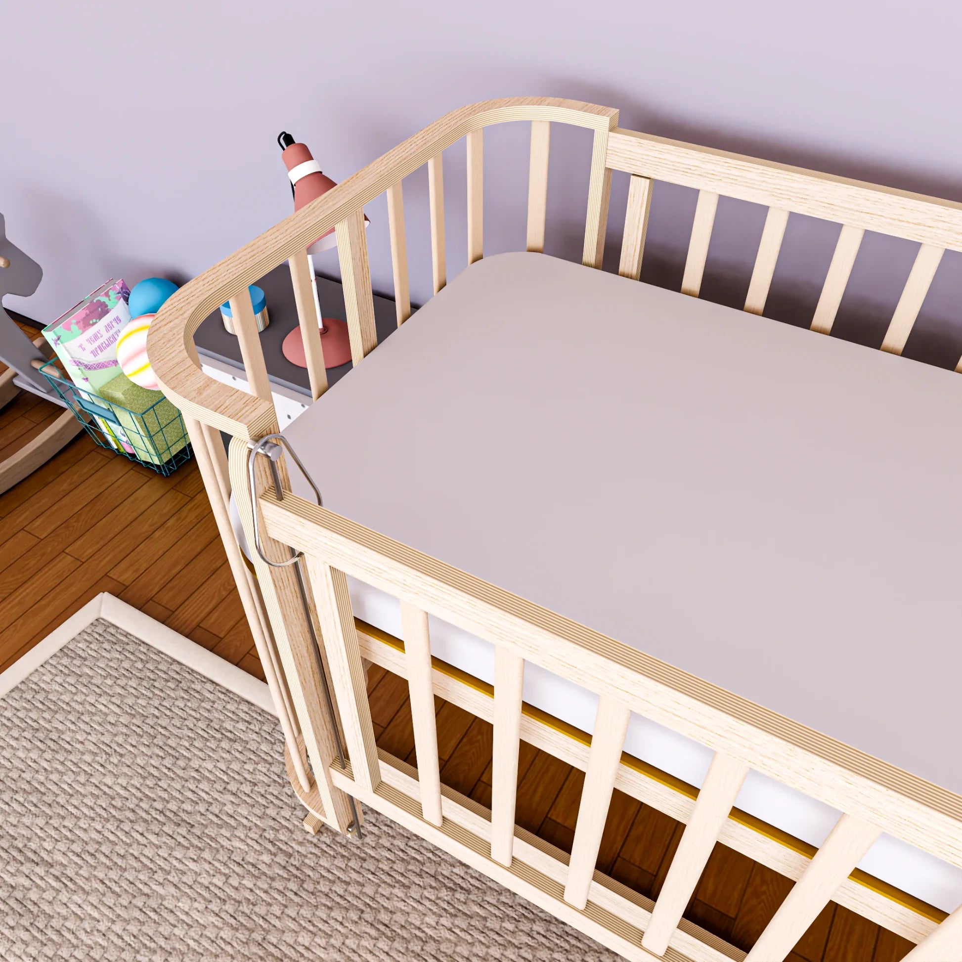 Wooden Bassinet & Bedside Sleeper